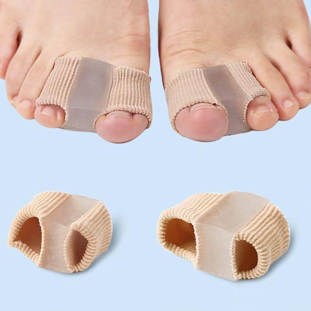 Separador Ortopédico para Dedos con Almohadilla de Gel y Tejido Elástico